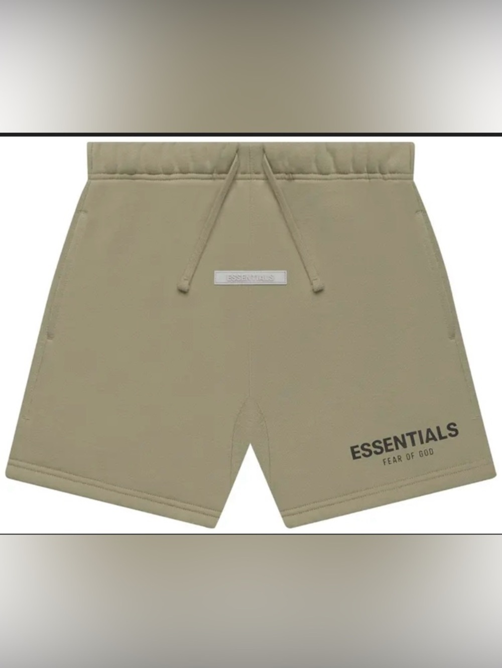 Fear of God Essentials Logo Sweatshorts in Pistachio Size Small